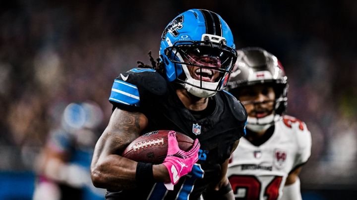 Gibbs suma 218 yardas por tierra y aire para que los Lions derroten a los Buccaneers