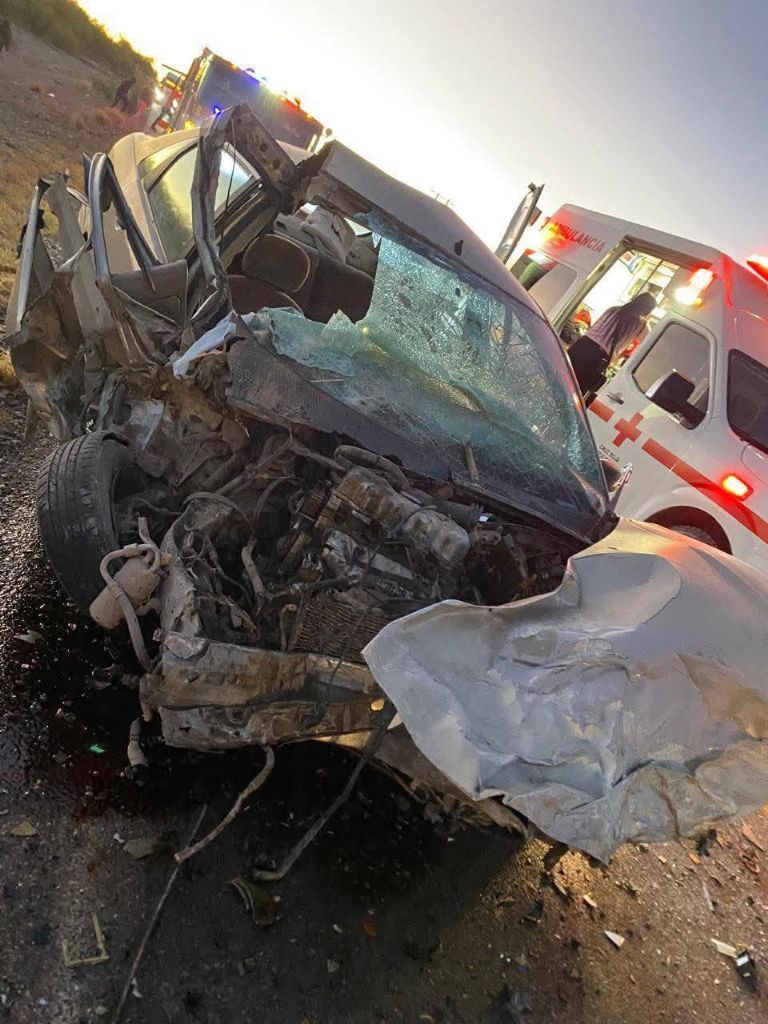 El accidente se registró la sobre carretera Caborca–La Y Griega.