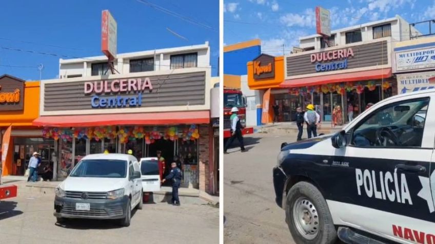 Empleado pierde la vida tras sufrir una descarga eléctrica en una dulcería de Navojoa
