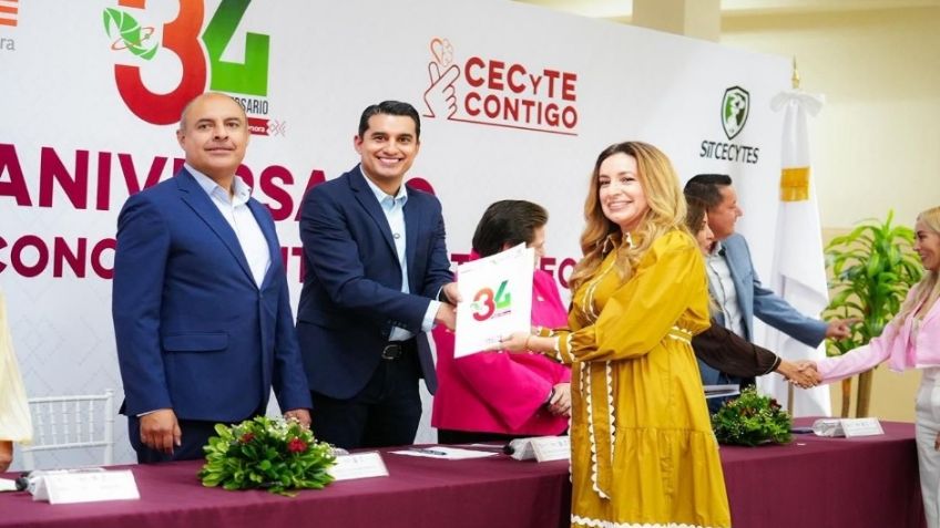 Reconocen la trayectoria de docentes y personal de servicio del Cecyte Sonora