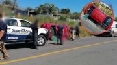 Foto ilustrativa de la nota titulada: Matan a subdirector de Seguridad Pública de Indaparapeo, Michoacán; su auto quedó volcado