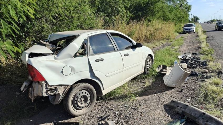 Accidente en Ciudad Obregón: Fuerte choque se registra en la calle California y Bordo Nuevo