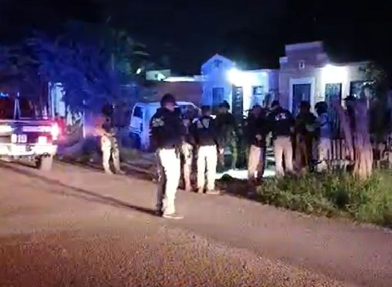 La vivienda donde sucedió la agresión con armas de fuego