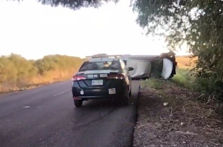 Autoridades de Cajeme llegaron al lugar para prestar ayuda