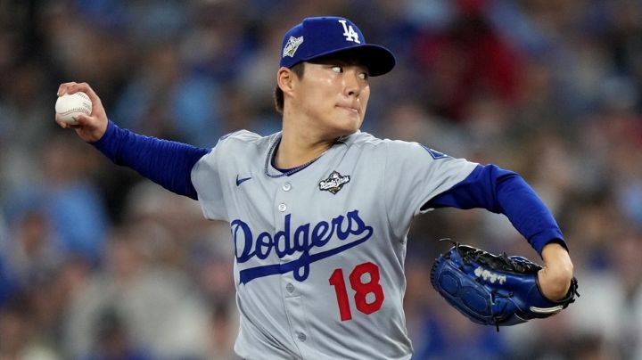 Yamamoto brilla en la lomita y los campeones despiertan para emparejar la Serie Mundial