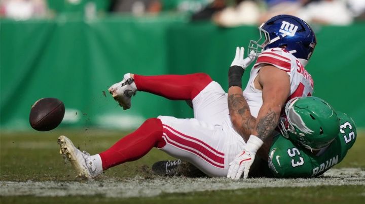 Corredor novato de los Giants sufre escalofriante lesión y se pierde la temporada NFL