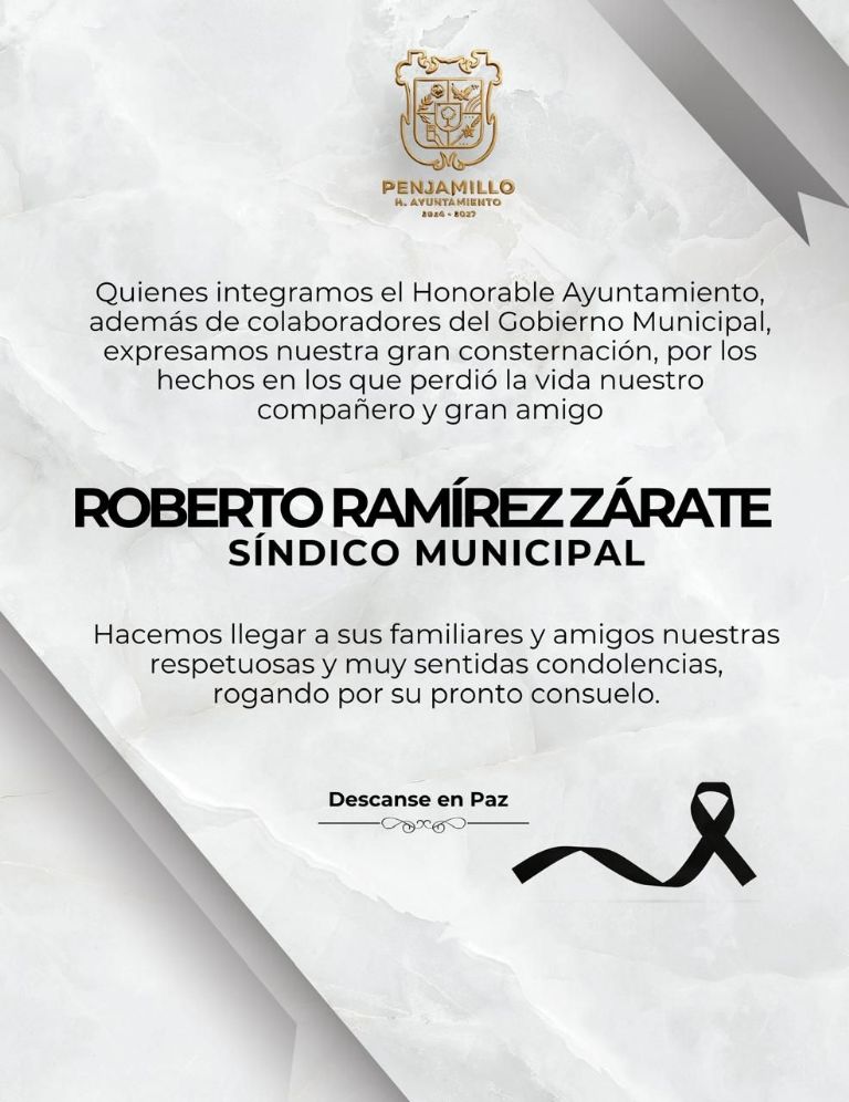 Comunicado del Ayuntamiento Penjamillo