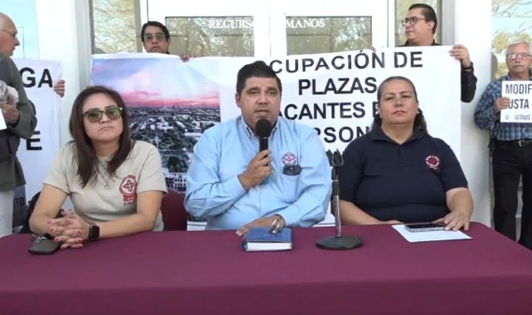 Exigen mejores condiciones laborales (créditos: STAUS en Línea)