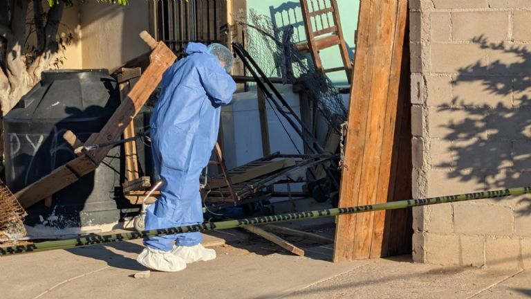 El domicilio donde fue encontrado el cuerpo del hombre