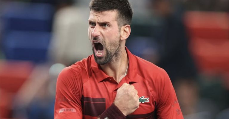 Djokovic festejó en grande su victoria