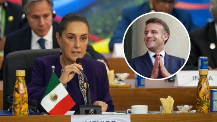 Sheinbaum confirma visita a México del presidente de Francia, Emmanuel Macron