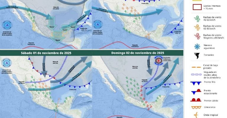 Así serán las condiciones del clima