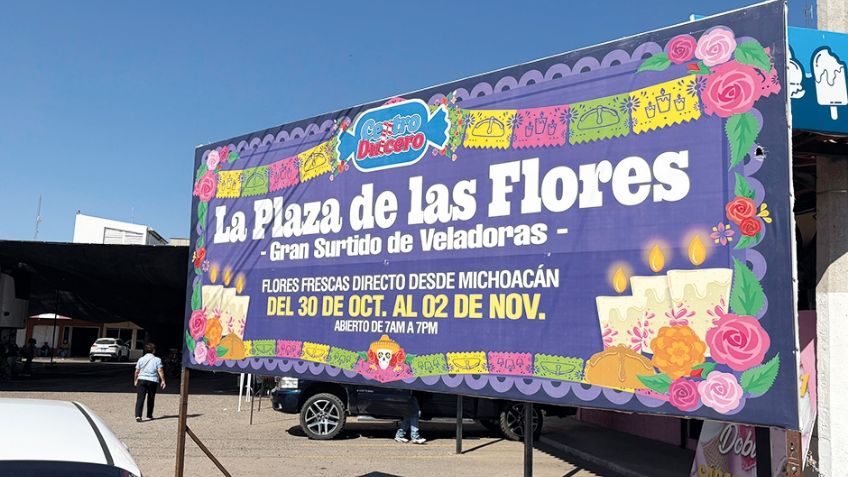 Miles de flores de Michoacán llegan a Ciudad Obregón para celebrar la temporada del Día de Muertos