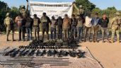 Foto ilustrativa de la nota titulada: Los Mayos se enfrentan a marinos en Sinaloa; hay 13 sicarios detenidos y armas aseguradas