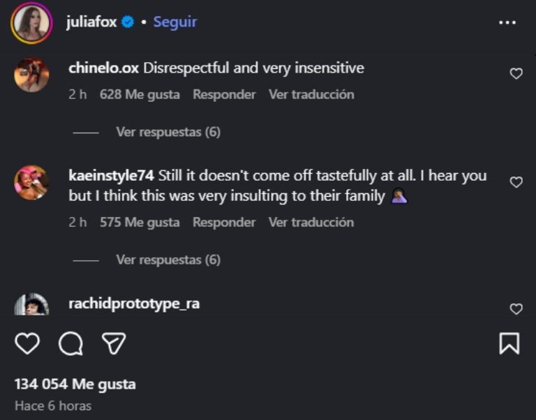 Muchos se molestaron por su disfraz