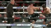 Foto ilustrativa de la nota titulada: El boxeador mexicano Ángel 'Tashiro' Fierro propinó una patada a su rival y fue descalificado