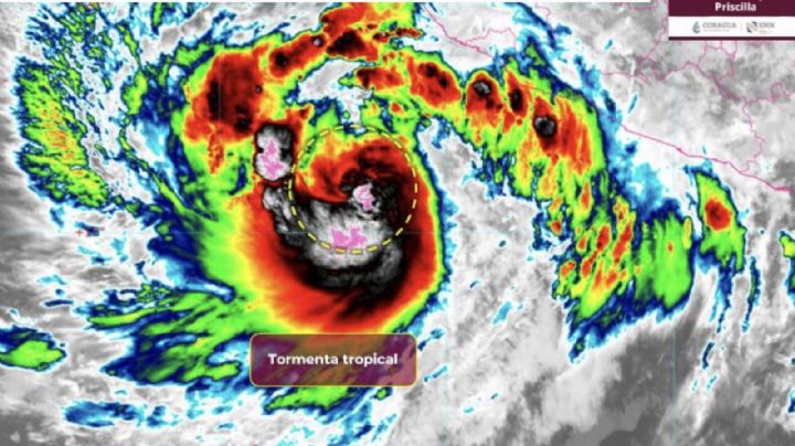 Tormenta 'Priscilla' se convertirá en HURACÁN HOY domingo 5 de octubre: Estados afectados