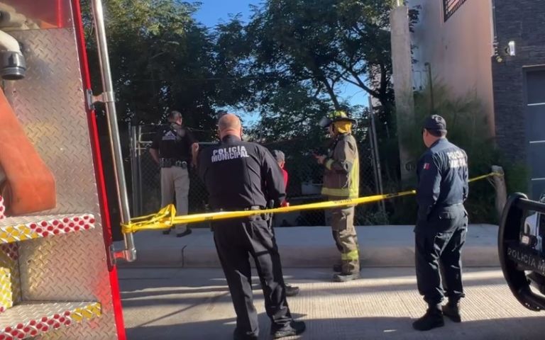 El lugar de los hechos fue resguardado por autoridades