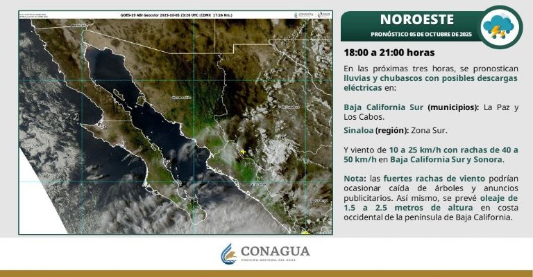 Pronóstico del clima para el noroeste 
