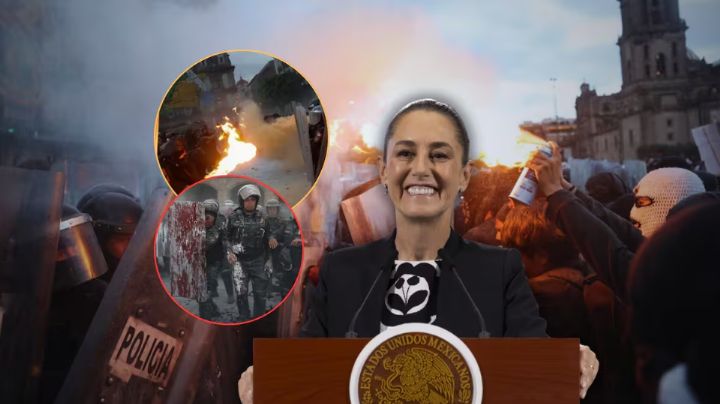 Tras marcha del 2 de octubre, Sheinbaum condena actos violentos y acusa intentos de provocación