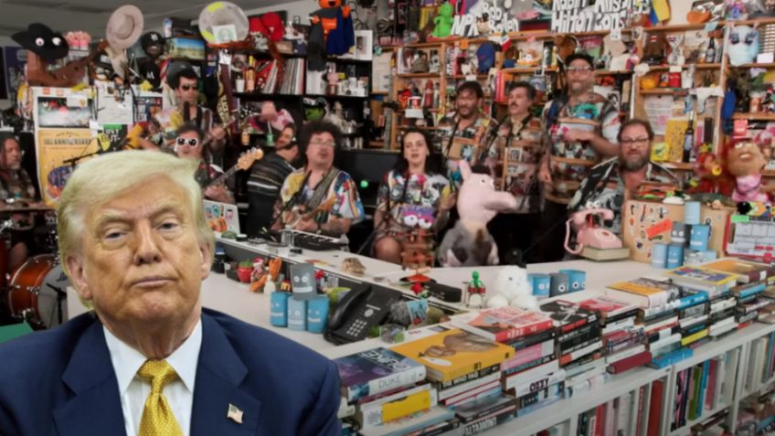 '31 Minutos' presenta su 'Tiny Desk' con música y crítica social a las políticas de Trump