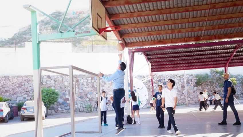 "Sonora avanza en educación": Froylán Gámez destaca modernización de planteles