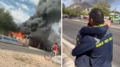 Foto ilustrativa de la nota titulada: Explosión de gas provoca  incendio al sur de Hermosillo; hay dos personas quemadas