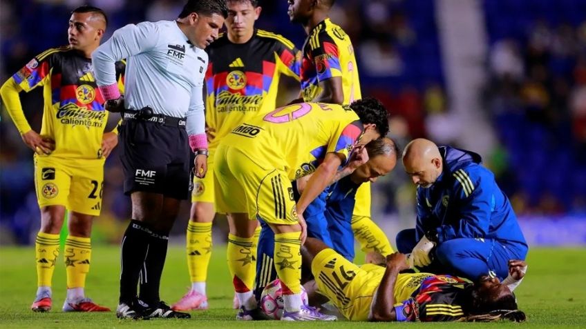 Águilas del América pierde a elemento clave por varias semanas; salió lesionado en la jornada 11