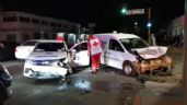 Foto ilustrativa de la nota titulada: No respetó el semáforo: Choque de dos autos deja varios lesionados en Ciudad Obregón