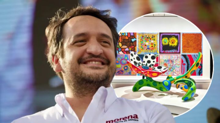 Revelan que 'Andy' López Beltrán compró costosa obra de arte japonesa de Yayoi Kusama