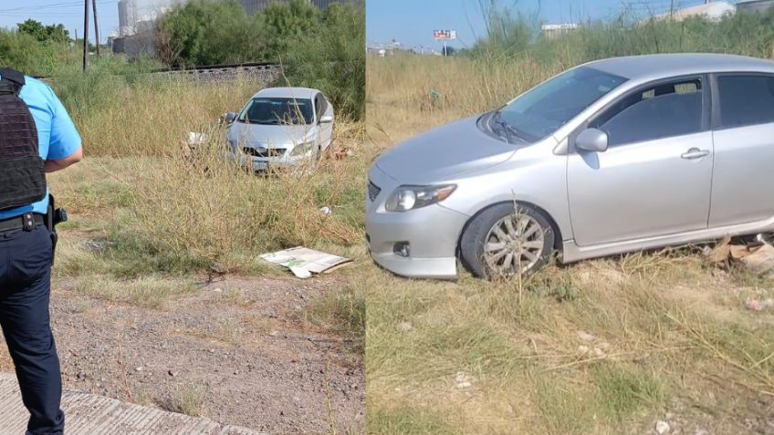FOTOS: Vehículo se sale del camino frente a Central de Abastos en Ciudad Obregón; conductor sobrevive