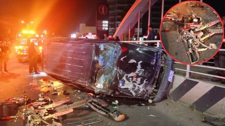 Conductor ebrio impacta por alcance a dos motocicletas en Durango; reportan un muerto