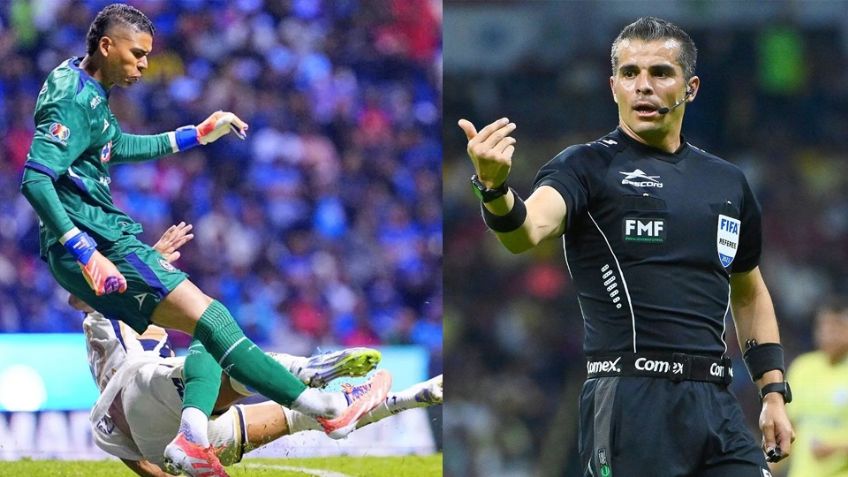 Cruz Azul buscará veto del 'Curro' Hernández, árbitro que no expulsó a Carrasquilla por lesión de Mier