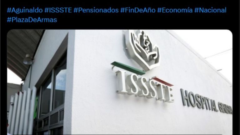 El ISSSTE ha declarado que la segunda parte del aguinaldo se entregará en el 2026