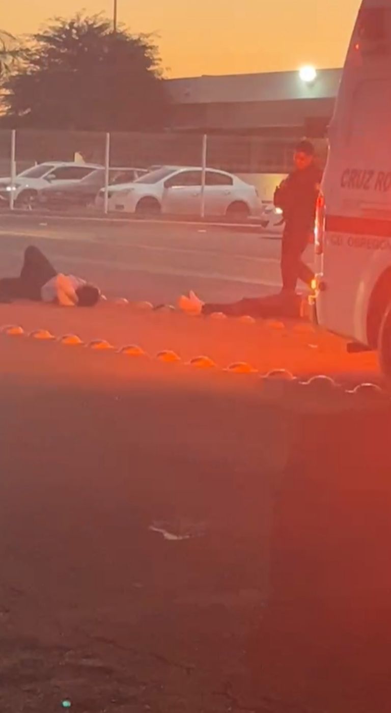 Los dos motociclistas heridos