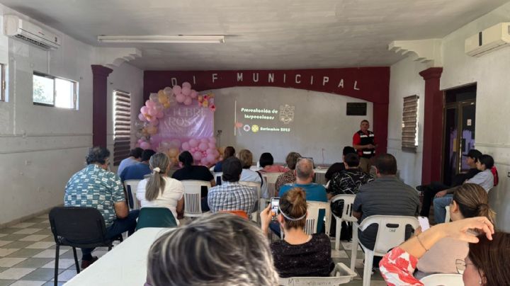 Comerciantes de Huatabampo se capacitan con Protección Civil para evitar cierres