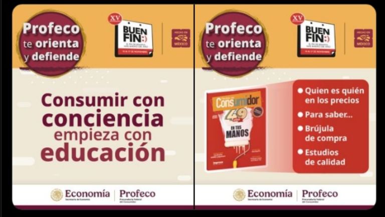 Profeco publica 2 sitios donde puedes verificar y comparar precios para el Buen Fin 2025