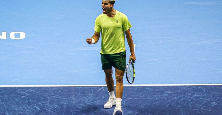 El español festejó en grande su victoria