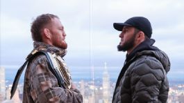 Foto que representa a Islam Makhachev y Jack Della Maddalena superan la báscula: Todo listo para el UFC 322