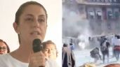 Foto ilustrativa de la nota titulada: Desde Tabasco, Claudia Sheinbaum condena violencia durante marcha de la Generación Z