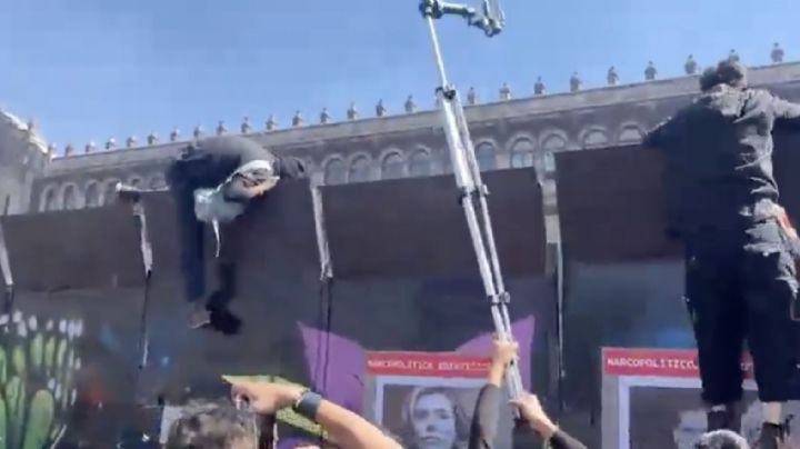 VIDEO: Marcha de la Generación Z llega a Palacio Nacional y provoca momentos de TENSIÓN