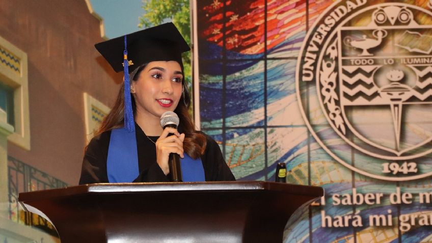 Ana Sofía, estudiante de excelencia en Unison Navojoa; se convirtió en la mejor estudiante de su generación