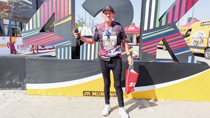 José de Jesús Cózari Barrera está más cerca de la meta de los 100 maratones