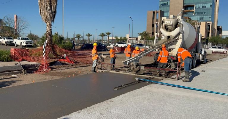 Obra en Colosio–Solidaridad en Hermosillo registra avance superior al 76 por ciento