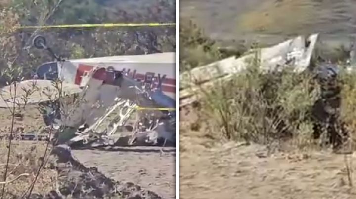 Se desploma avioneta en carretera Anáhuac–Santa Isabel en Chihuahua: Dos personas murieron