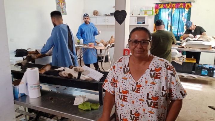 Matty Parra, una mujer ejemplar: Dedica su tiempo al cuidado de animales en su refugio en Empalme