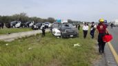 Foto ilustrativa de la nota titulada: Siete policías de Fuerza Civil lesionados tras volcarse en Escobedo, Nuevo León; hay uno grave