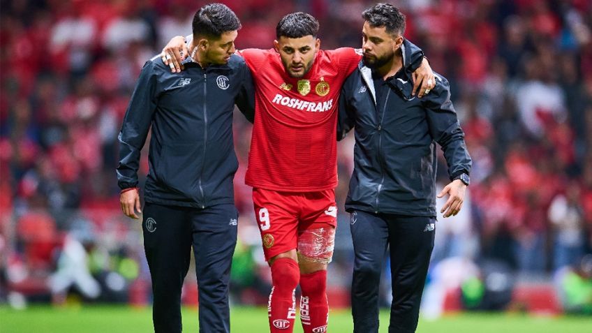Alexis Vega puede quedar fuera de la Liguilla con el Toluca; Antonio Mohamed habla sobre su recuperación