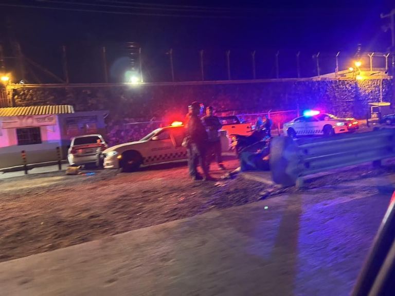 El afectado quedó tendido sobre el suelo tras el accidente