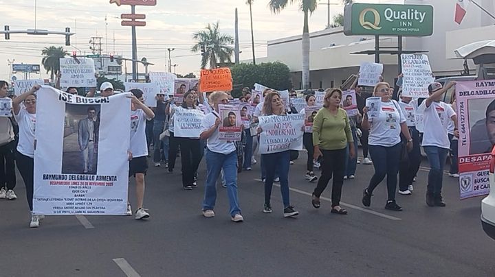 Ciudad Obregón: Por tercer día, marchan para exigir localización con vida de Raymundo Armenta